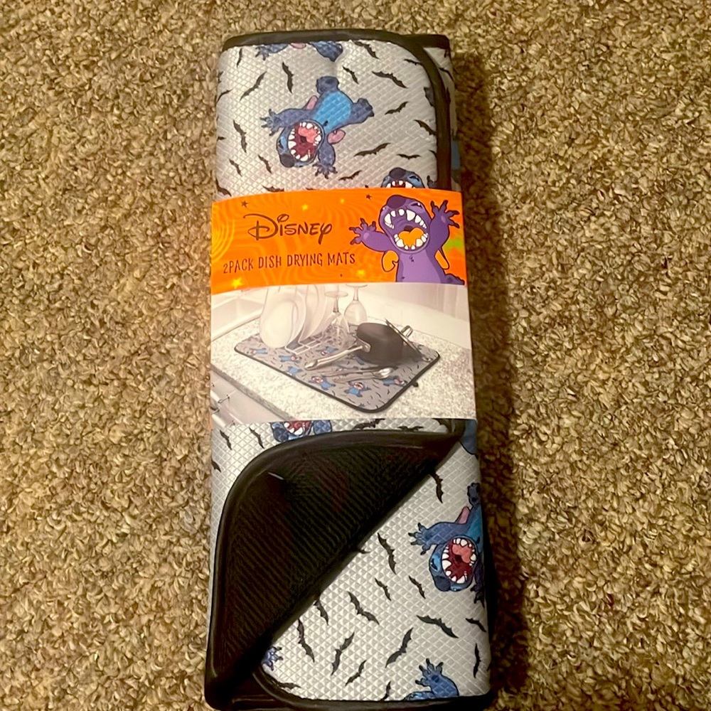 Disney Stitch Drying Mats